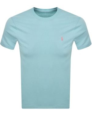 Ralph Lauren Crew Neck Slim Fit T Shirt - Blue