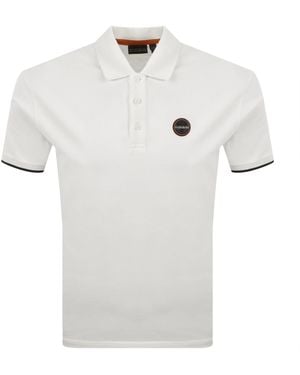 Napapijri E Badge Polo T Shirt - White