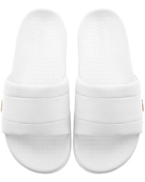 Lacoste Serve Hybrid Sliders - White