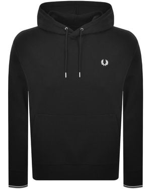 Fred Perry Tipped Hoodie - Black
