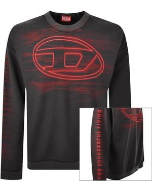 DIESEL S Boxt T1 Sweatshirt - Grey