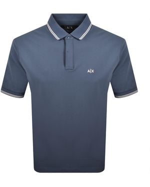 ARMANI EXCHANGE Polo T Shirt China - Blue