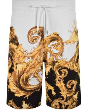 Versace Jeans Couture Couture Wave Baroque Shorts - White