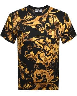 Versace Jeans Couture Couture Slim Fit T Shirt - Black