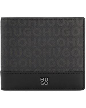 HUGO Quantic Coin Wallet - Black