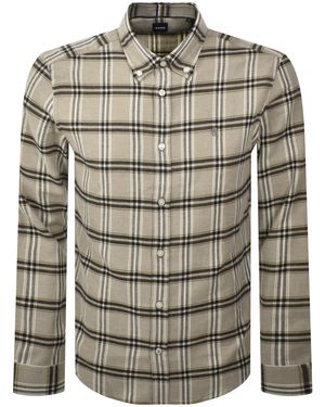 BOSS BUSINESS Boss Liam Check Shirt - Grey