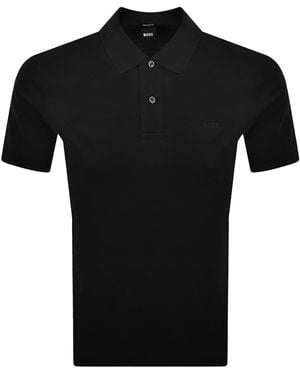 BOSS BUSINESS Boss Pallas Polo T Shirt - Black