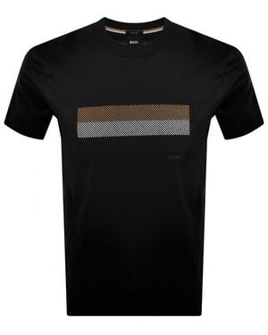 BOSS BUSINESS Boss C Taut 10 Mercerised T Shirt - Black