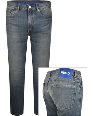 HUGO Slim Fit Ash Medium Jeans - Blue