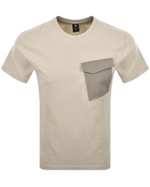 G-Star G-Star Pocket T Shirt - Natural