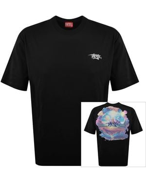 DIESEL T Boggy V5 T Shirt - Black