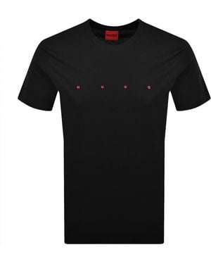 HUGO Dorosi T Shirt - Black