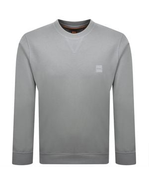 BOSS Boss Westart 1 Sweatshirt Open - Gray
