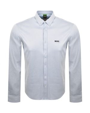 BOSS Boss St Motion Long Sleeve Shirt - Blue