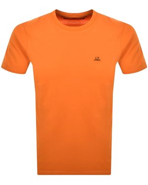 C.P. Company Cp Company Logo T Shirt Russet - Orange