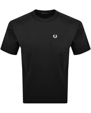 Fred Perry Relaxed T Shirt - Black