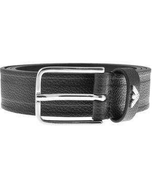 Armani Emporio Leather Belt - Black