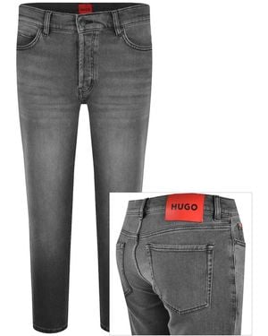 HUGO 634 Tapered Fit Jeans Mid Wash - Grey