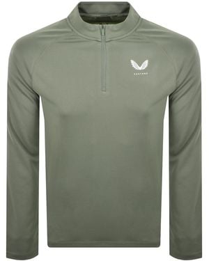 Castore Adapt Quarter Zip Sweatshirt - Green