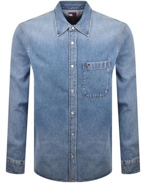 Tommy Hilfiger Regular Fit Denim Shirt - Blue
