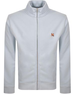 Maison Kitsuné Full Zip Sweatshirt - Blue