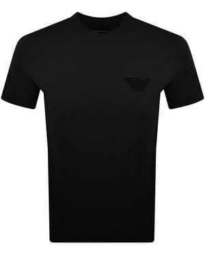 Armani Emporio Logo T Shirt - Black