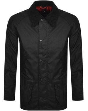 Barbour Ashby Wax Jacket - Black