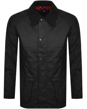 Barbour Ashby Wax Jacket - Black
