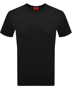 HUGO Dumeo Crew Neck T Shirt - Black