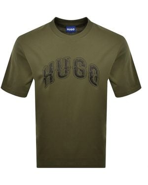 HUGO Nerpient T Shirt - Green
