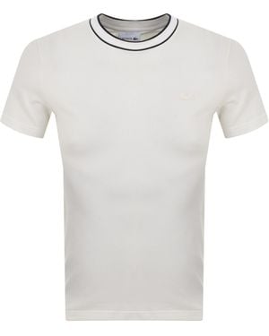 Lacoste Crew Neck Pique T Shirt - White