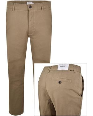Farah Farah Norwood Regular Chino Pants - Natural