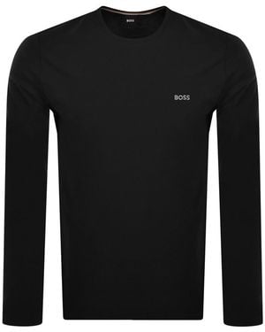 BOSS BUSINESS Boss Mix And Match Long Sleeve T Shirt - Black