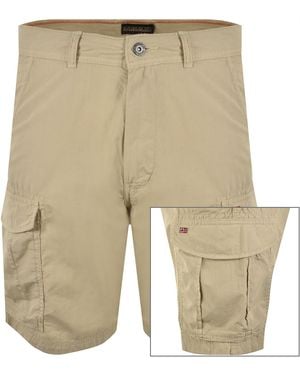 Napapijri Noto 2.0 Cargo Shorts - Natural