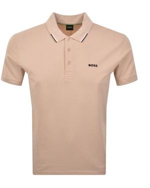 BOSS Boss Swing Paddy Polo T Shirt Light - Natural