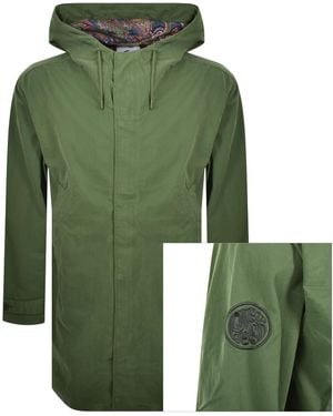 Pretty Green Feltham Parka Jacket - Green