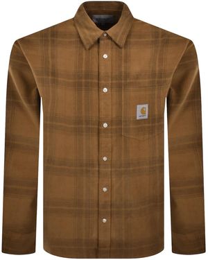 Carhartt Wilber Shirt Hamilton - Brown