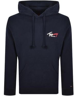 Tommy Hilfiger Entry Sign Hoodie - Blue