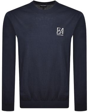 Armani Emporio Logo Sweatshirt - Blue
