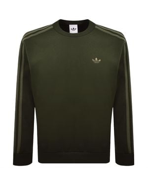 adidas Originals 3 Stripe Sweatshirt - Green