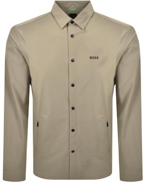 BOSS Boss Basin Tech Overshirt - Natural