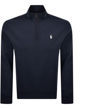 Ralph Lauren Quarter Zip Sweatshirt - Blue