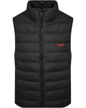 HUGO Banks Padded Gilet - Black
