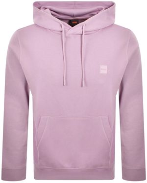 BOSS Boss Wetalk Pullover Hoodie - Purple