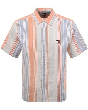 Tommy Hilfiger Relaxed Stripe Shirt - Blue