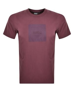 Barbour Logo T Shirt - Purple