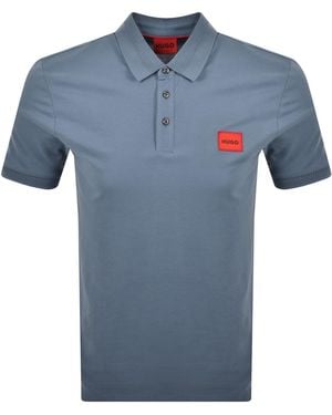 HUGO Deresino 232 Polo T Shirt - Blue