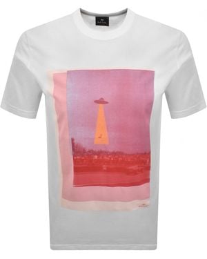 Paul Smith Ufo T Shirt - Pink