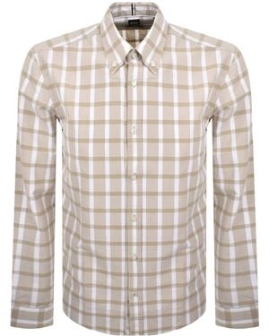 BOSS BUSINESS Boss C Liam Bd Long Sleeved Shirt - White