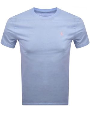 Ralph Lauren Short Sleeve Slim Fit T Shirt - Blue